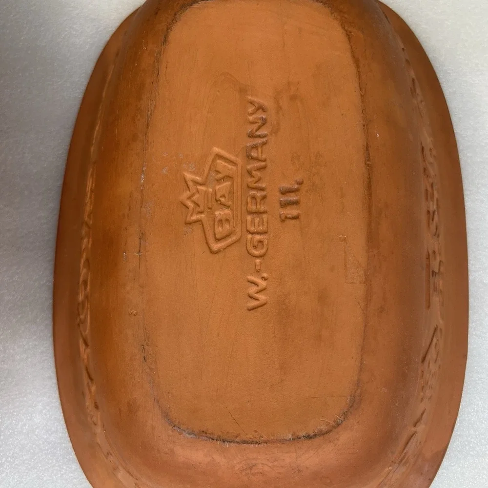 Vtg Romertopf Bay-Keramik West Germany 111 Terracotta Clay Baker Steamer Roaster